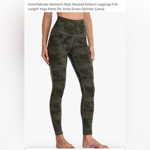 Colorfulkoala Women's High Waisted Pattern Leggings Full-Length Yoga Pants